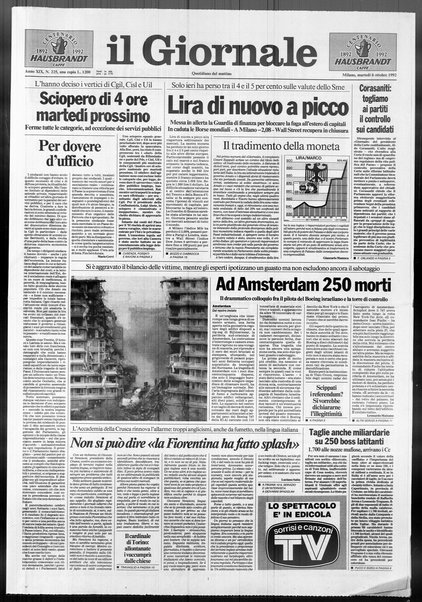 Il giornale : quotidiano del mattino